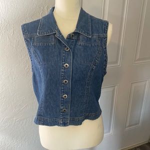 Vintage denim vest